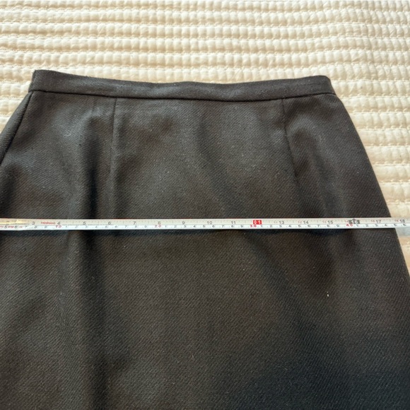 Requirements Fringe Blanket MIDI Skirt  Size 10 Vtg wool blend - Picture 8 of 9